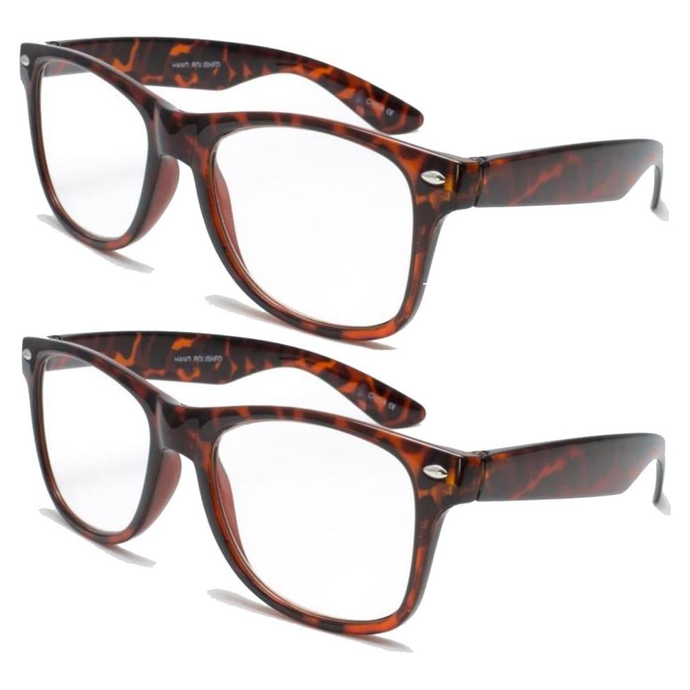 Gafas de Lectura Deluxe Vision World 1.0x 2 Pares Carey