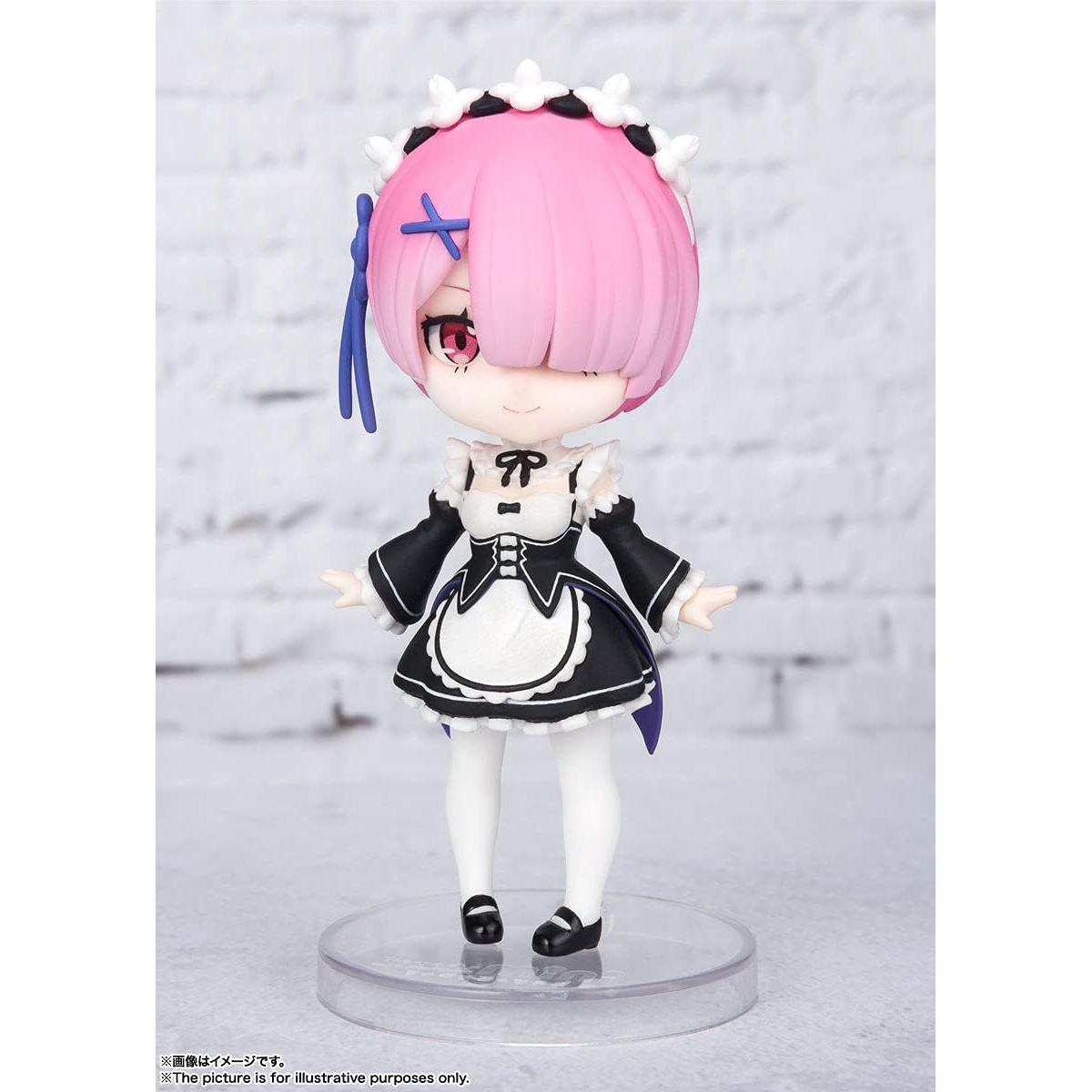 Figura Figuarts Mini Ram - Re:ZERO - Bandai 9.5 cm