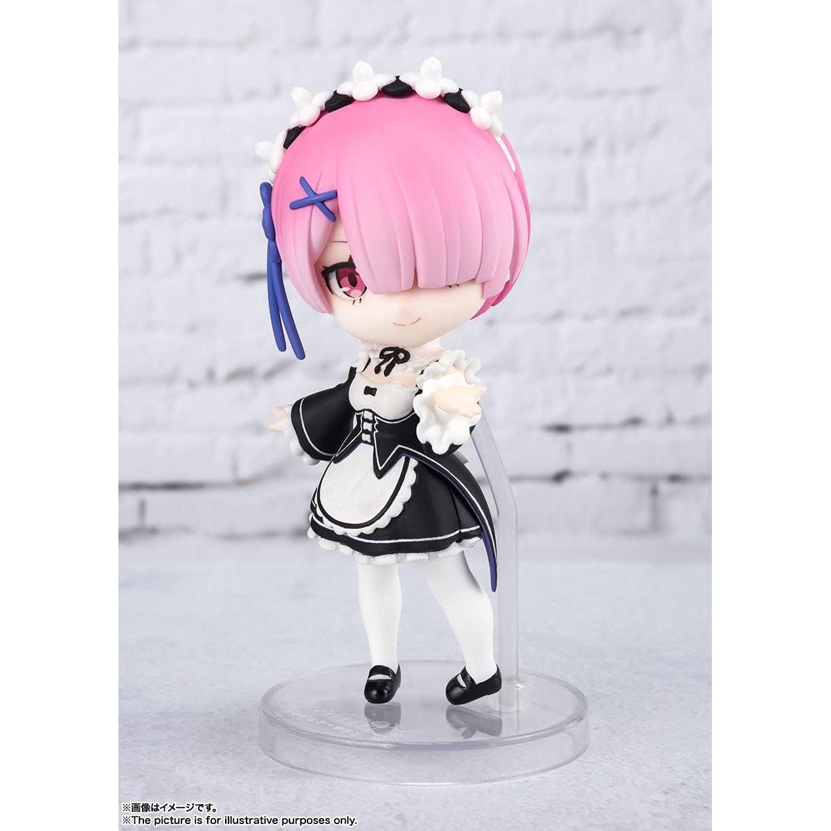 Figura Figuarts Mini Ram - Re:ZERO - Bandai 9.5 cm