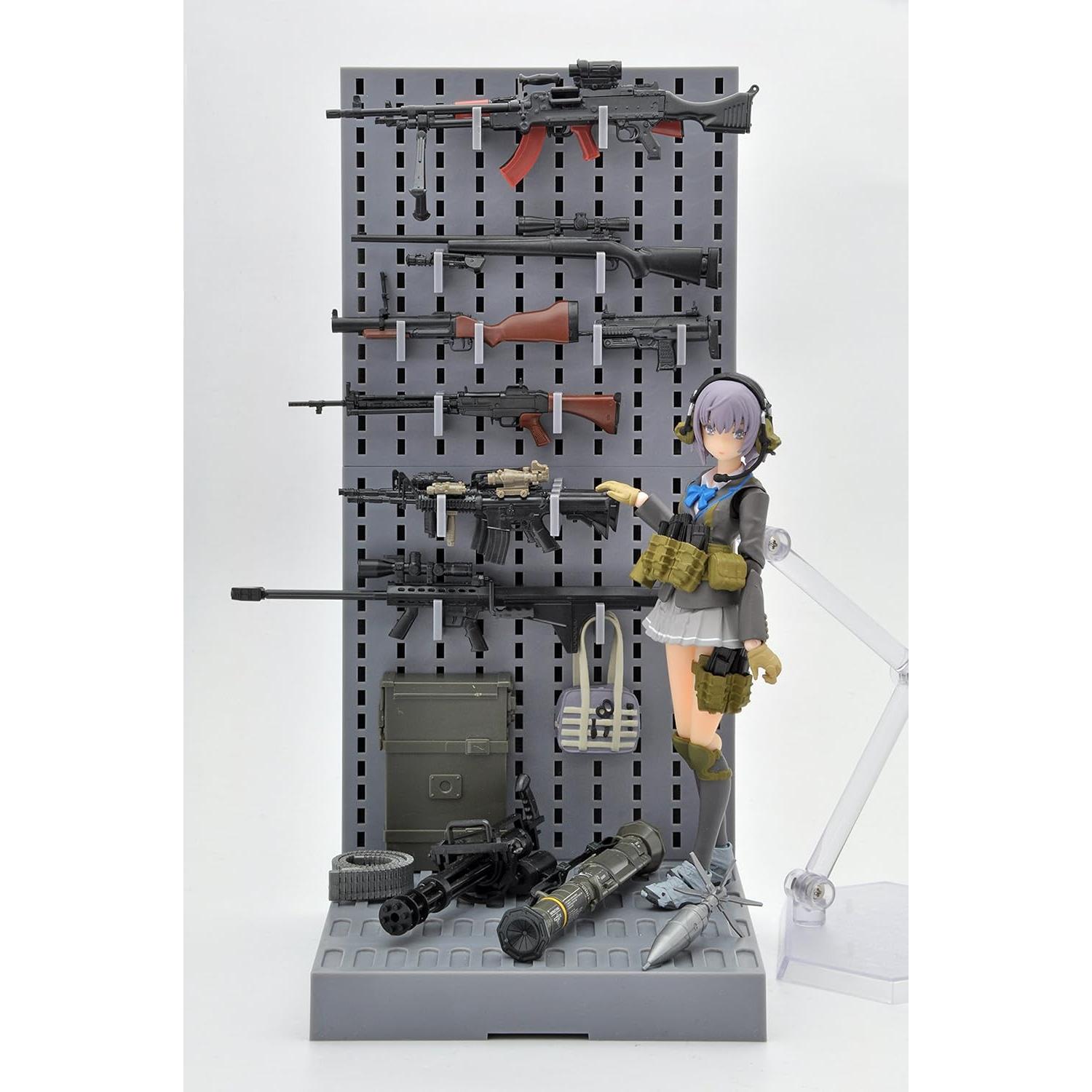 Estante de Armas C Tomytec Little Armory 1/12 Kit de Modelo