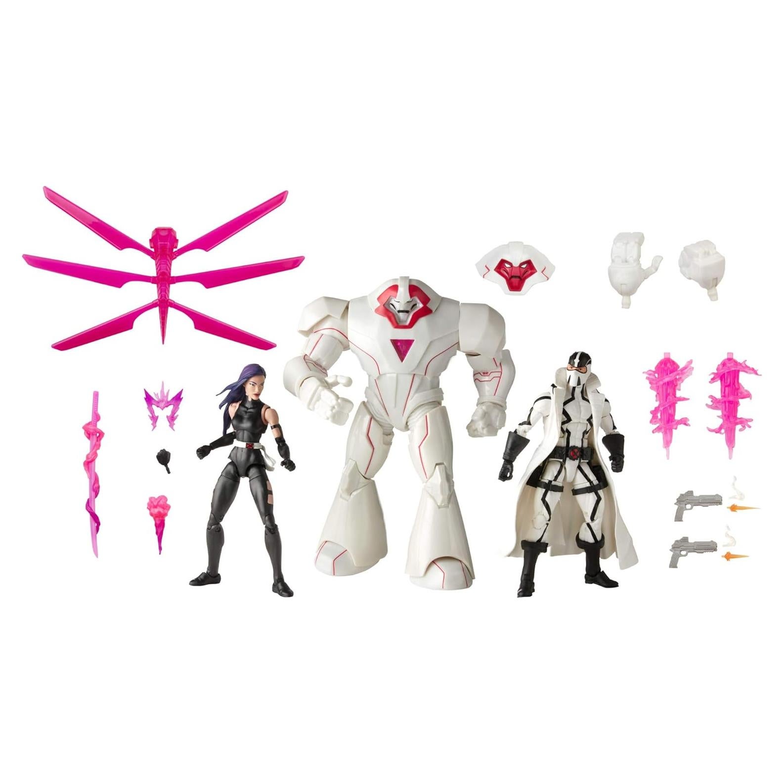 Figuras de Acción Marvel Legends 6" Psylocke, Nimrod y Fantomex