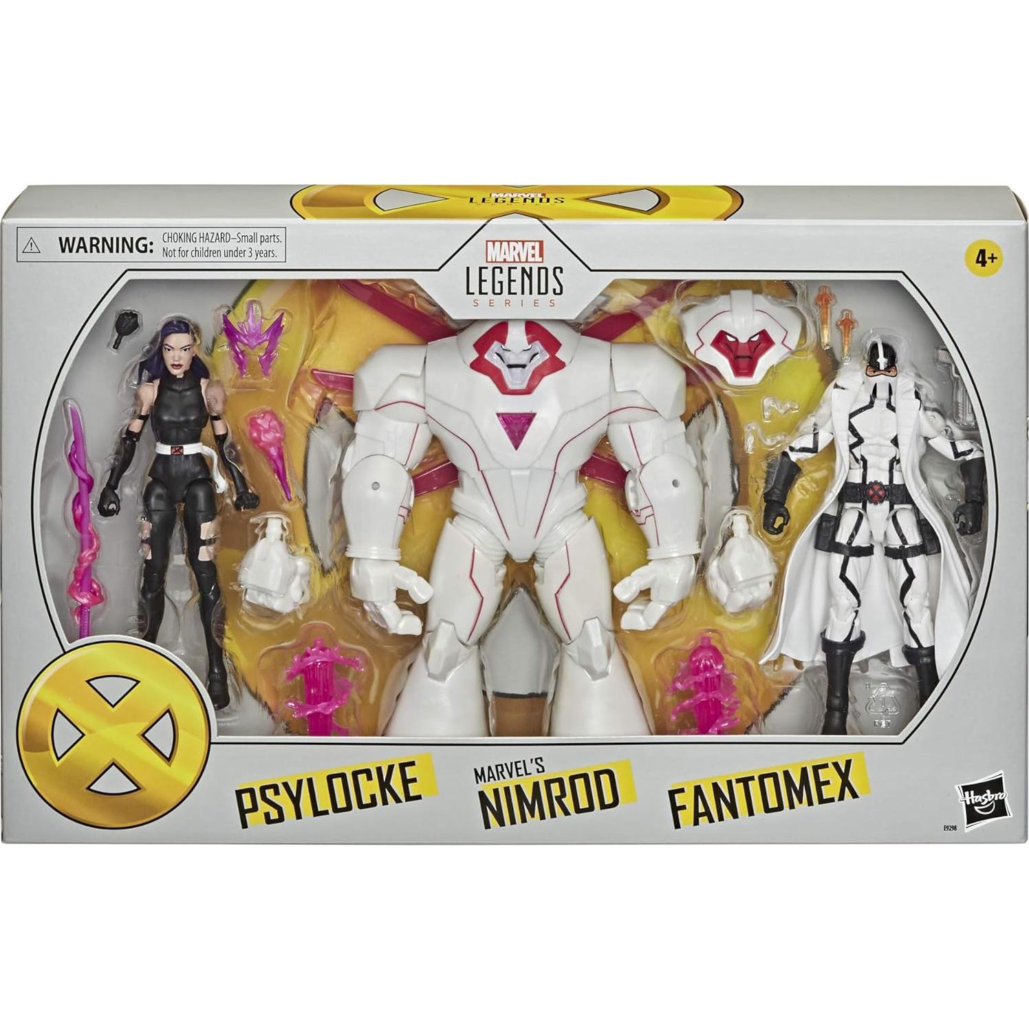 Figuras de Acción Marvel Legends 6" Psylocke, Nimrod y Fantomex