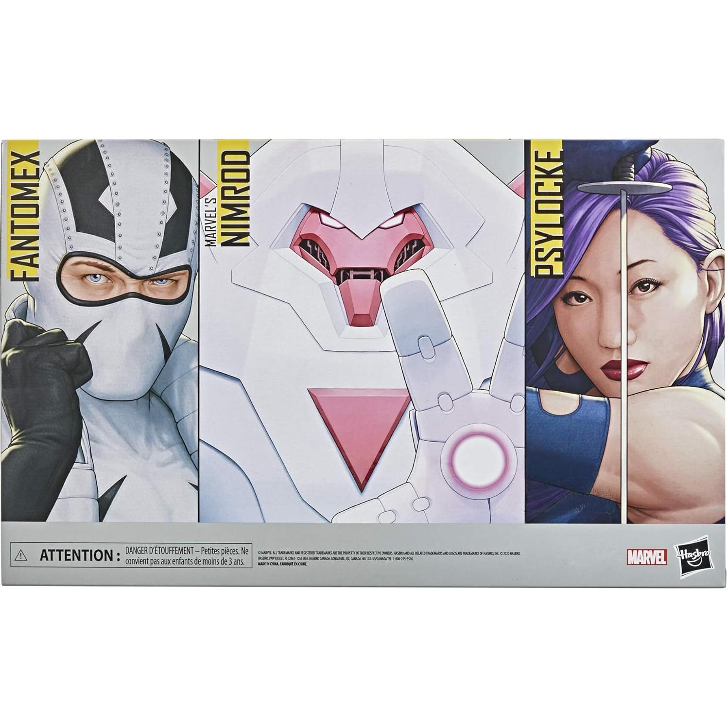 Figuras de Acción Marvel Legends 6" Psylocke, Nimrod y Fantomex