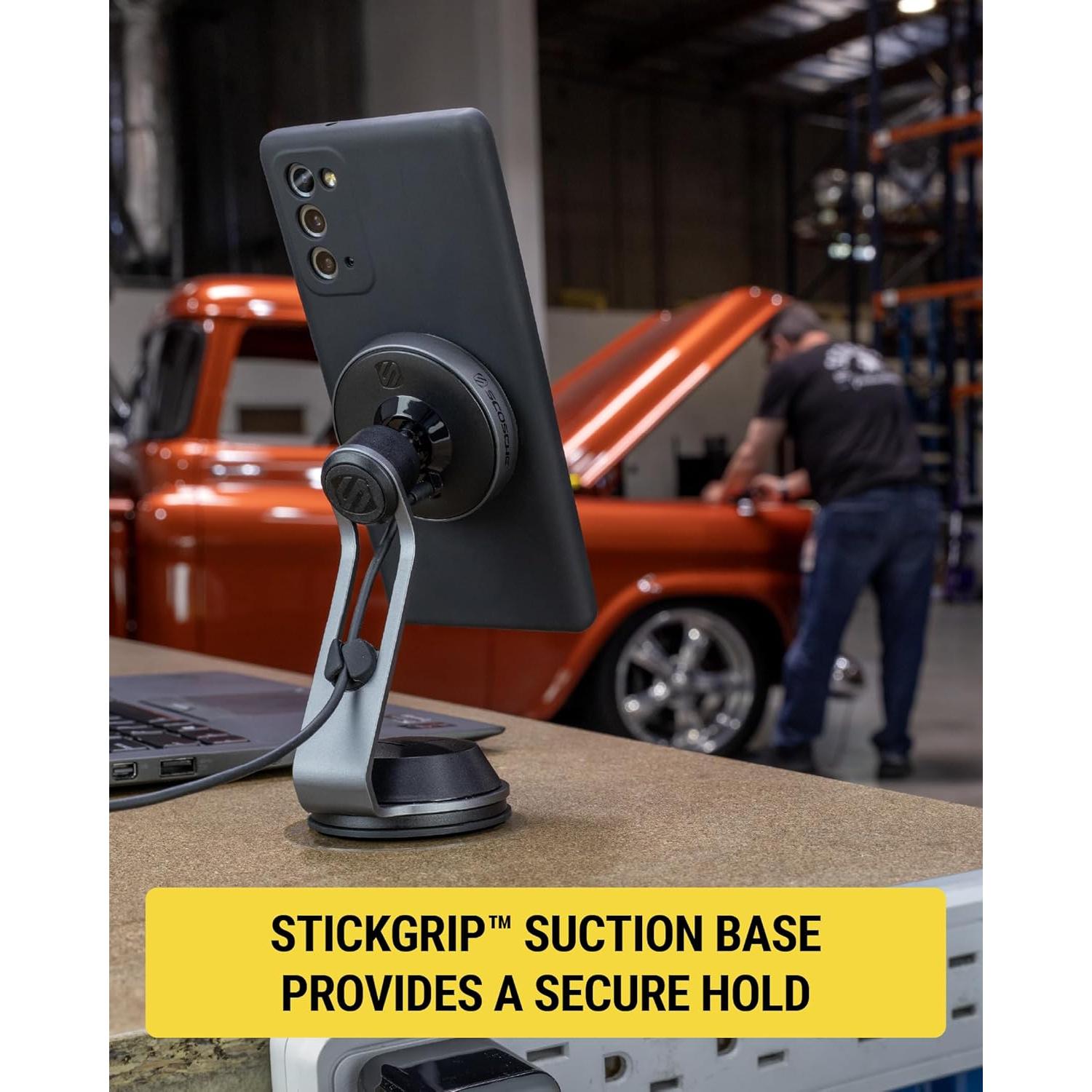 Soporte de Carga Inalámbrico Scosche MagicMount Pro 15W