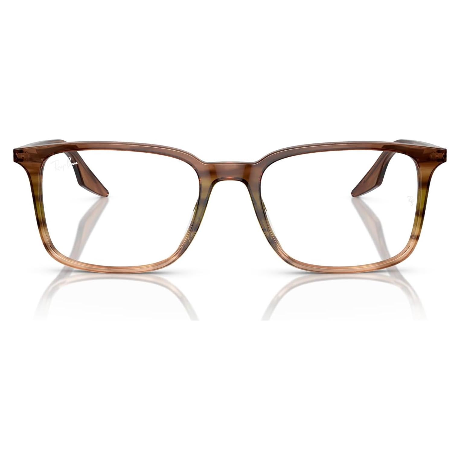 Ray-Ban Rx5421f Low Bridge Fit Rectangular Prescription Eyewear Frames