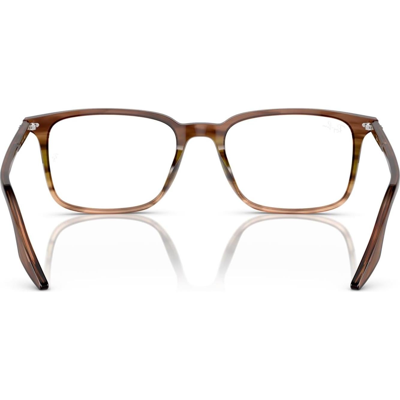 Gafas de Prescripción Ray-Ban RX5421F Marrón Verde 55mm