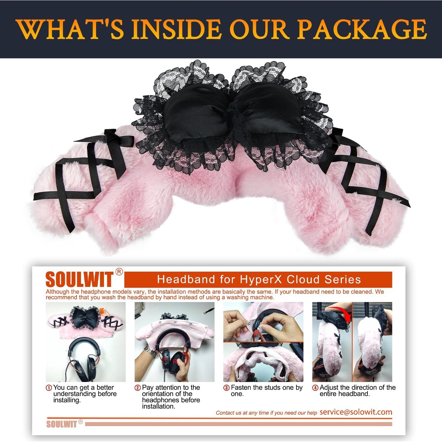 Funda de Banda para Auriculares Gaming SOULWIT Rosa