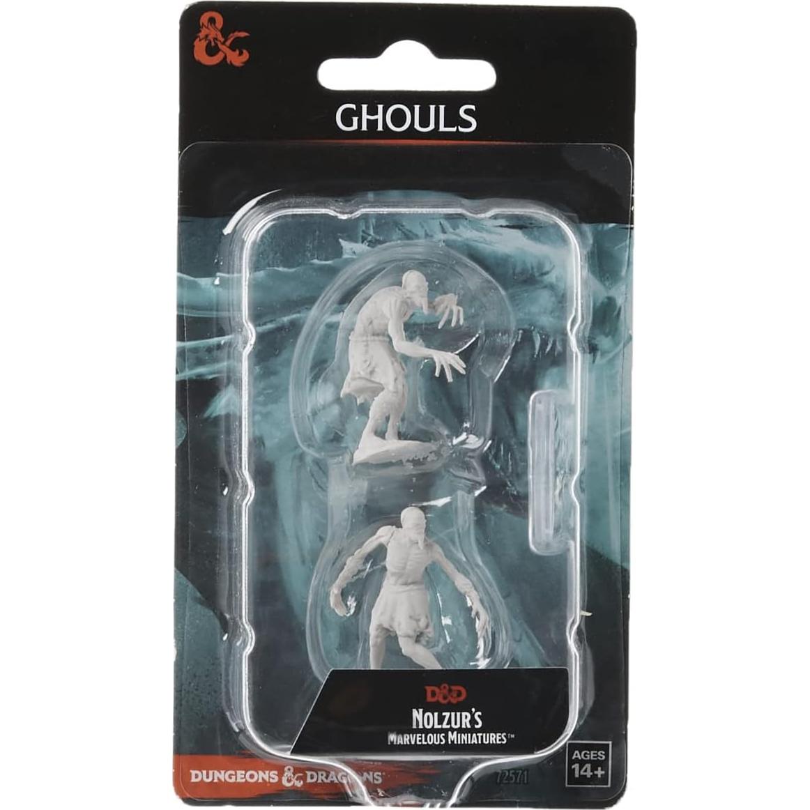 Miniaturas D&D Nolzur Ghouls - WIZKIDS, 25g, 10x3x2cm