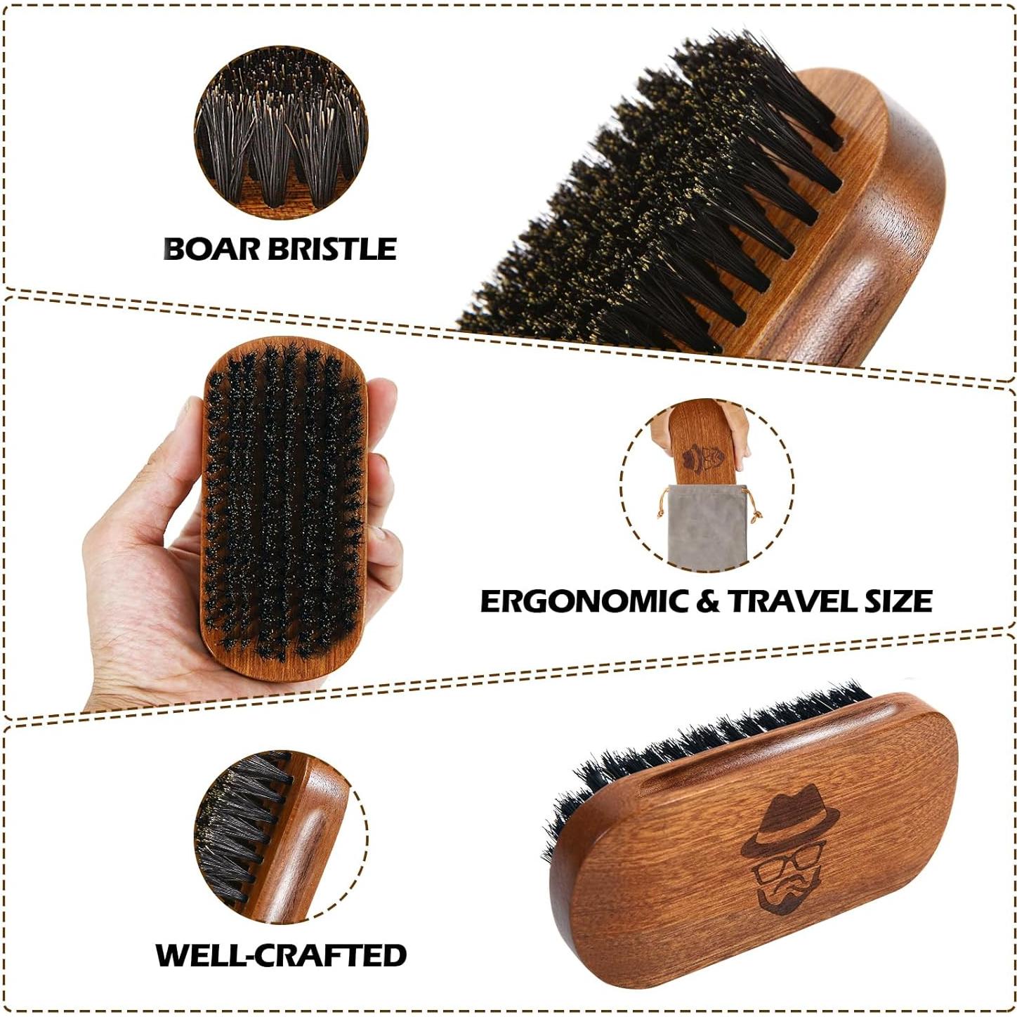 Set de Cuidado de Barba Beauntangly con Cepillo y Peine