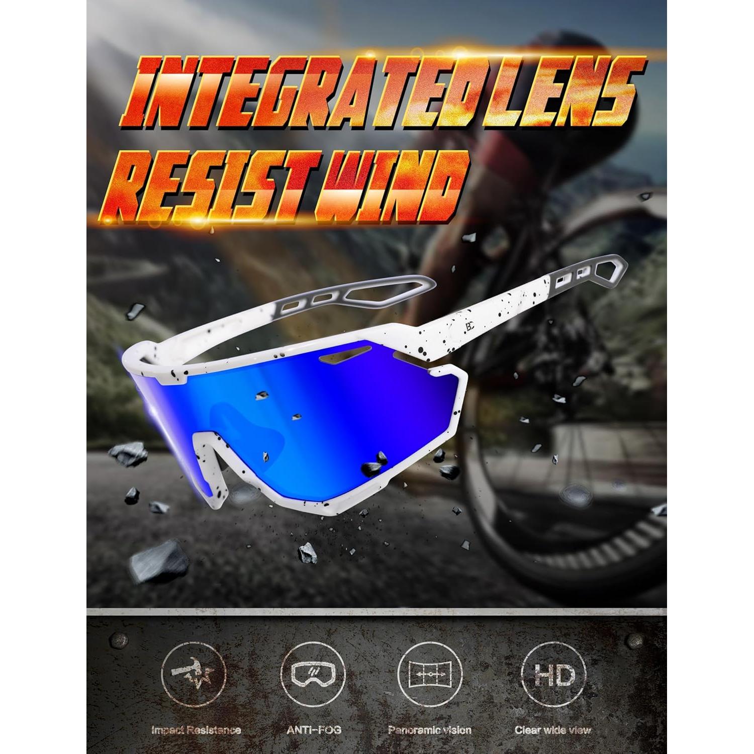 Gafas de sol BIRCEN deportivas UV400 para ciclismo y béisbol