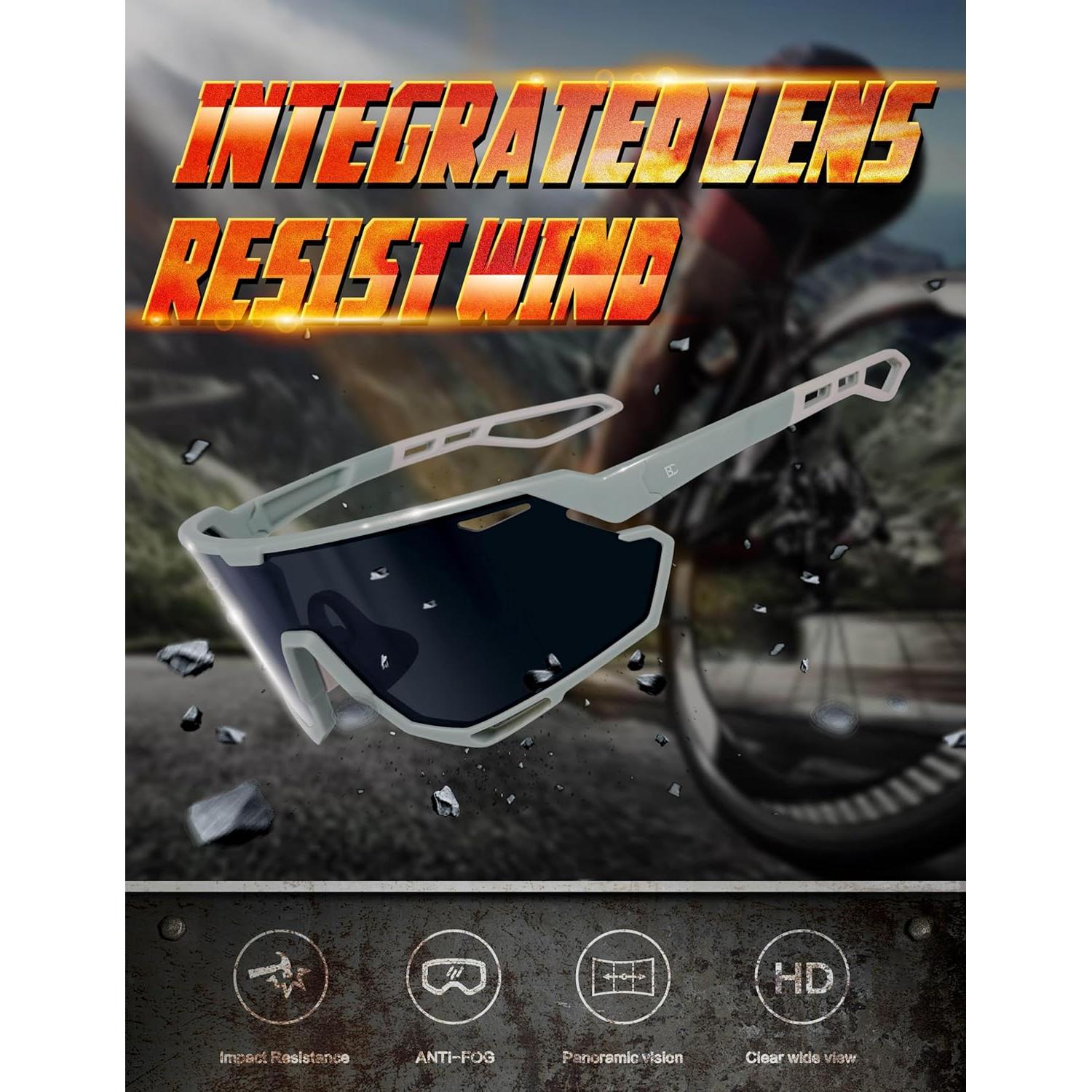 Gafas de sol BIRCEN deportivas UV400 para ciclismo y béisbol