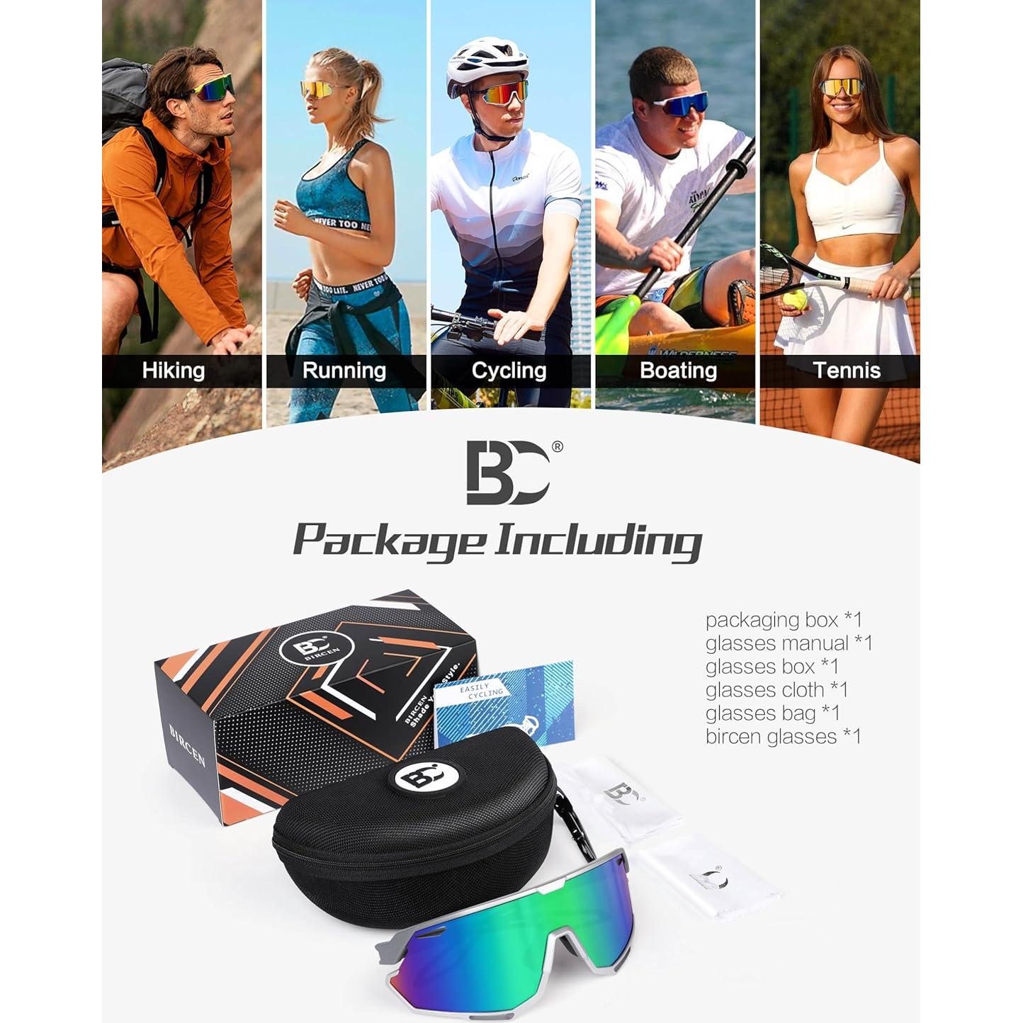 Gafas de sol BIRCEN deportivas para ciclismo y béisbol