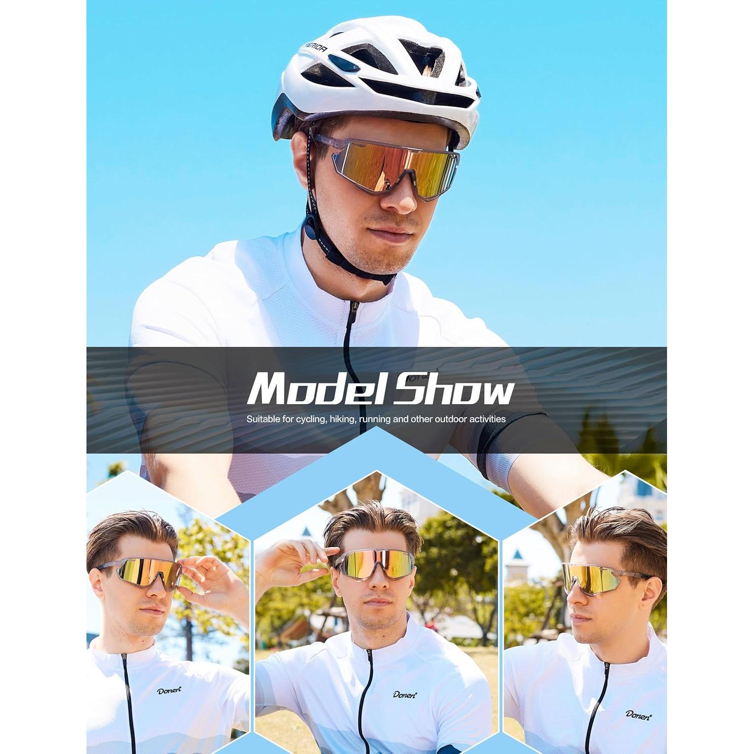 Gafas de sol BIRCEN deportivas UV400 para ciclismo y béisbol