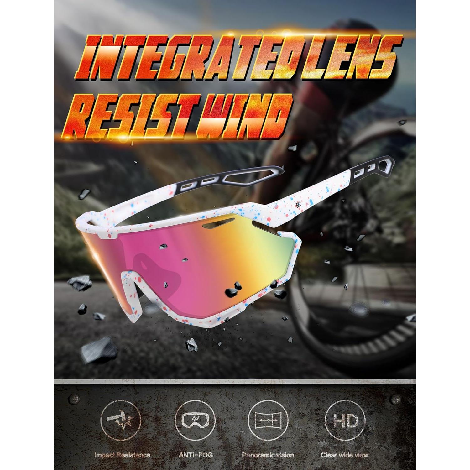 Gafas de sol BIRCEN deportivas UV400 para ciclismo y béisbol