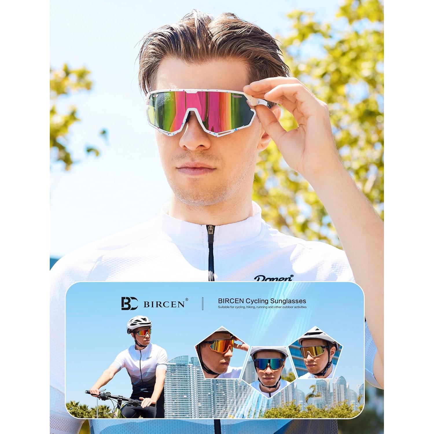 Gafas de sol BIRCEN deportivas UV400 para ciclismo y béisbol
