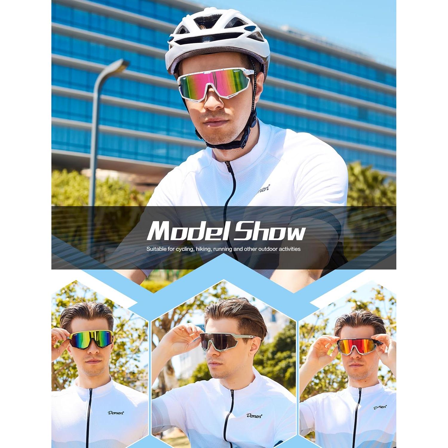 Gafas de sol BIRCEN deportivas UV400 para ciclismo y béisbol