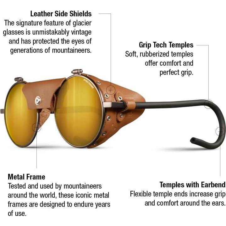 Gafas de sol Julbo Vermont Glacier unisex con protectores