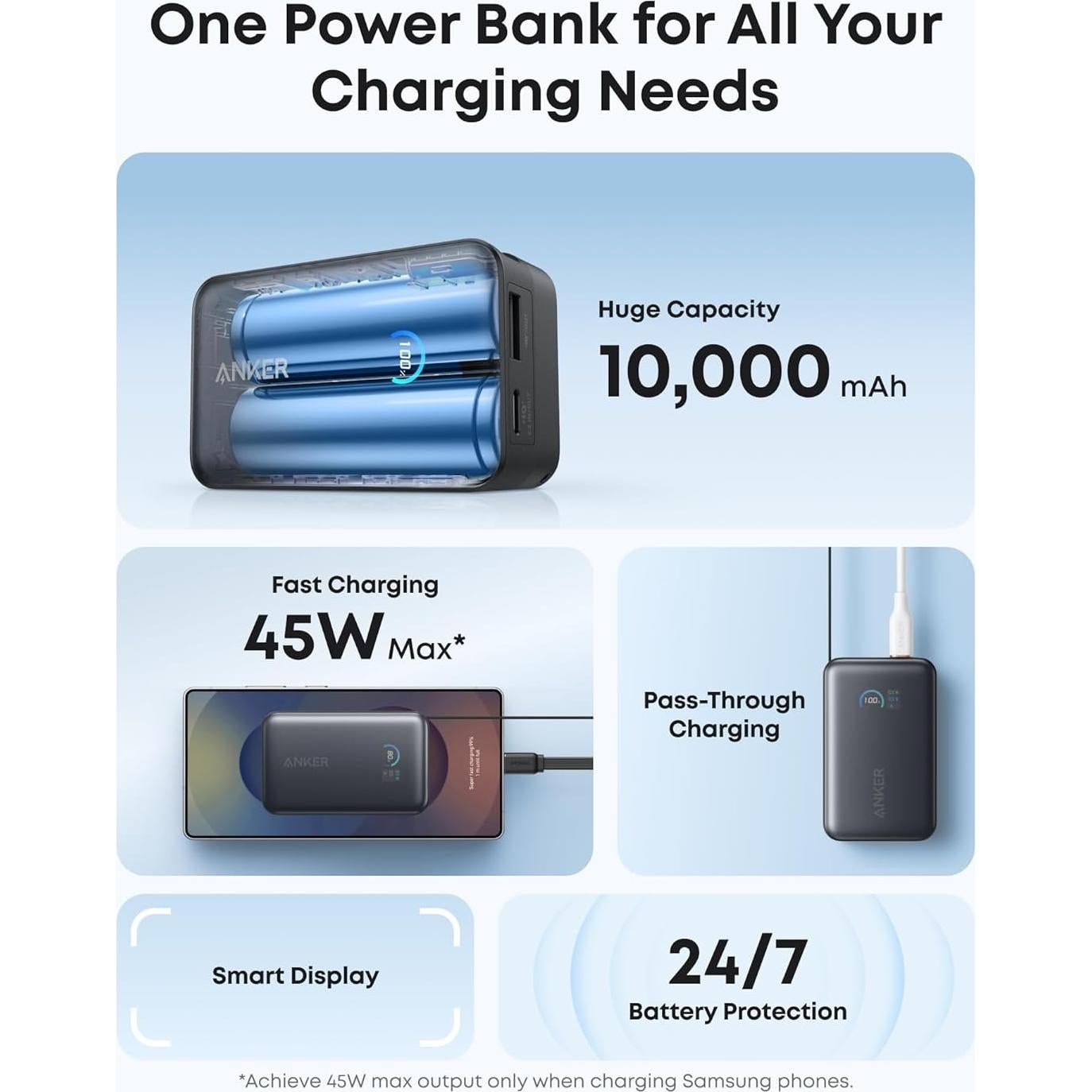 Paquete de Power Banks Anker Nano 10,000mAh y 737 24,000mAh