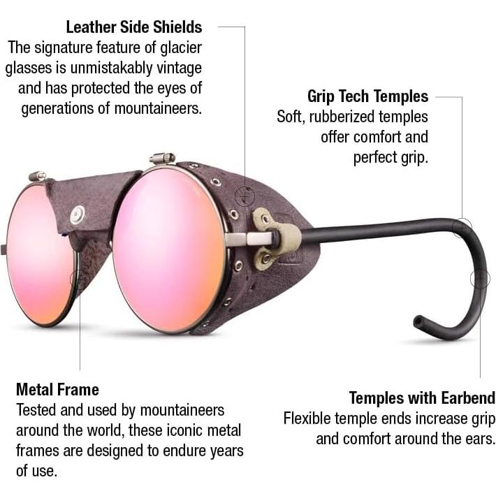 Gafas de sol Julbo Vermont Glacier unisex con protectores