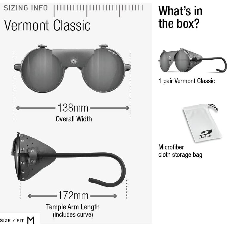 Gafas de sol Julbo Vermont Glacier unisex con protectores