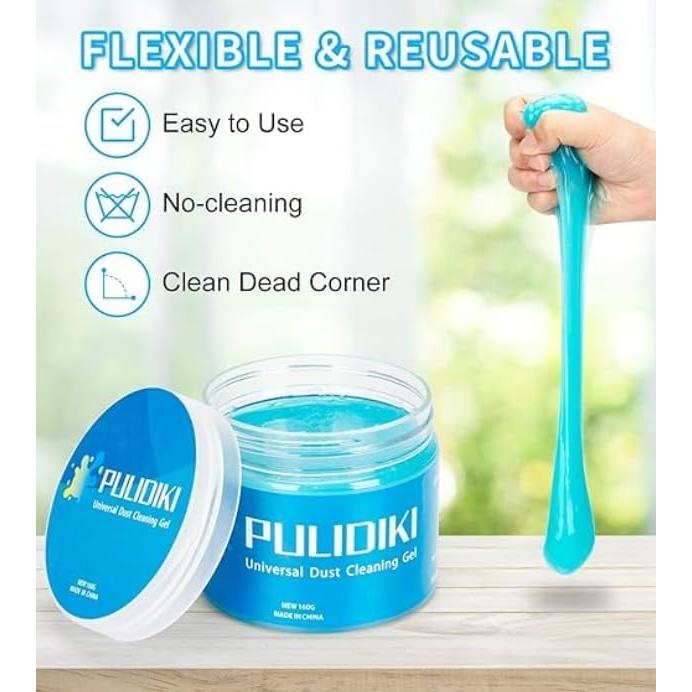 Gel de limpieza para coches PULIDIKI, reutilizable, aroma a lavanda