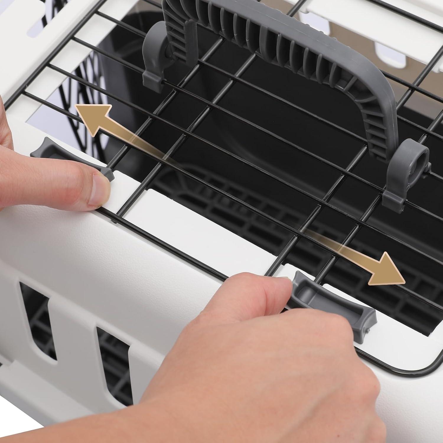 Transportín para Gatos MoNiBloom 45.7x26.7x30.5cm Gris