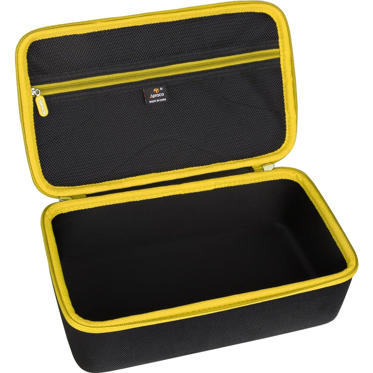 Funda para Inflador de Neumáticos Aproca AstroAI - Negra con Cremallera Amarilla