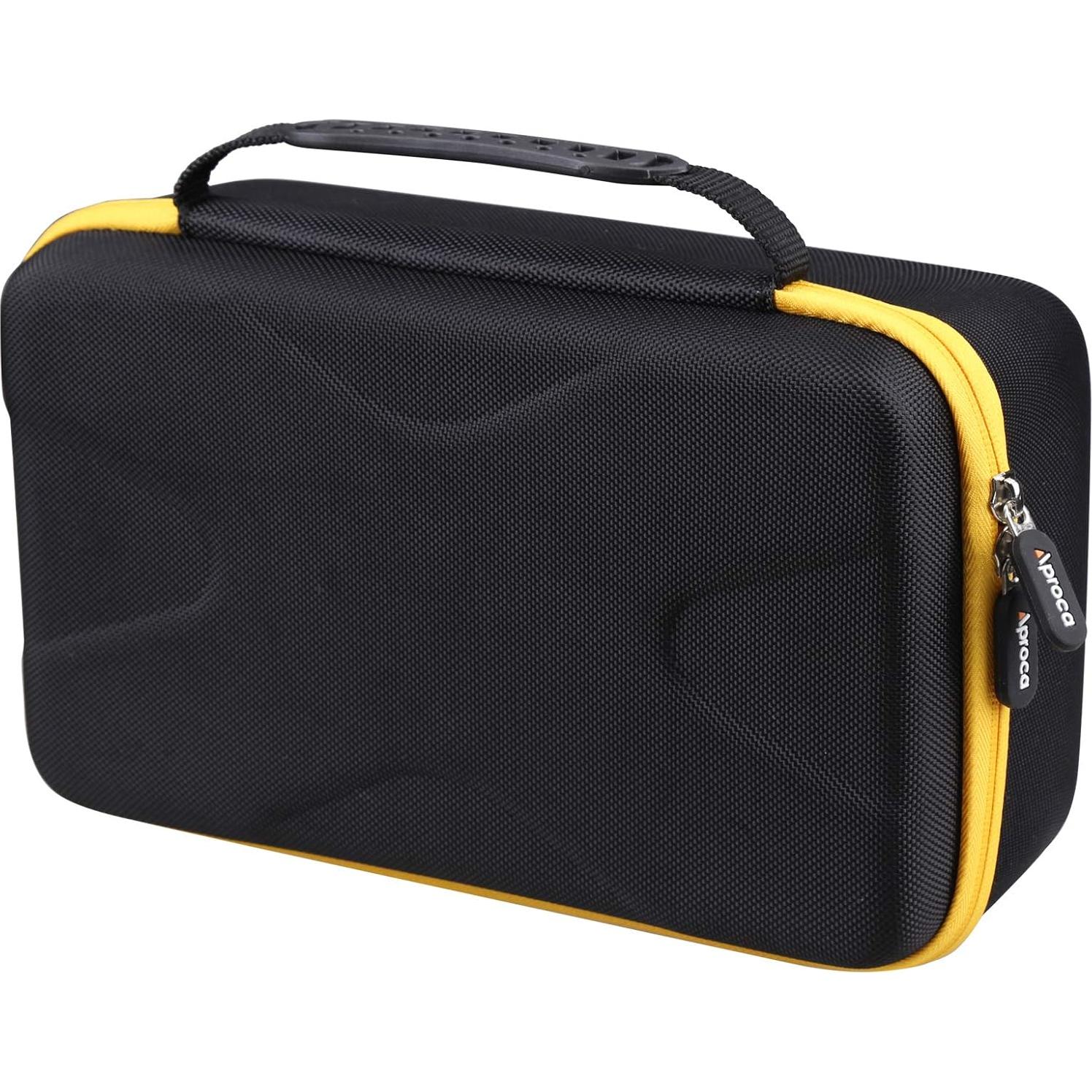 Funda para Inflador de Neumáticos Aproca AstroAI - Negra con Cremallera Amarilla