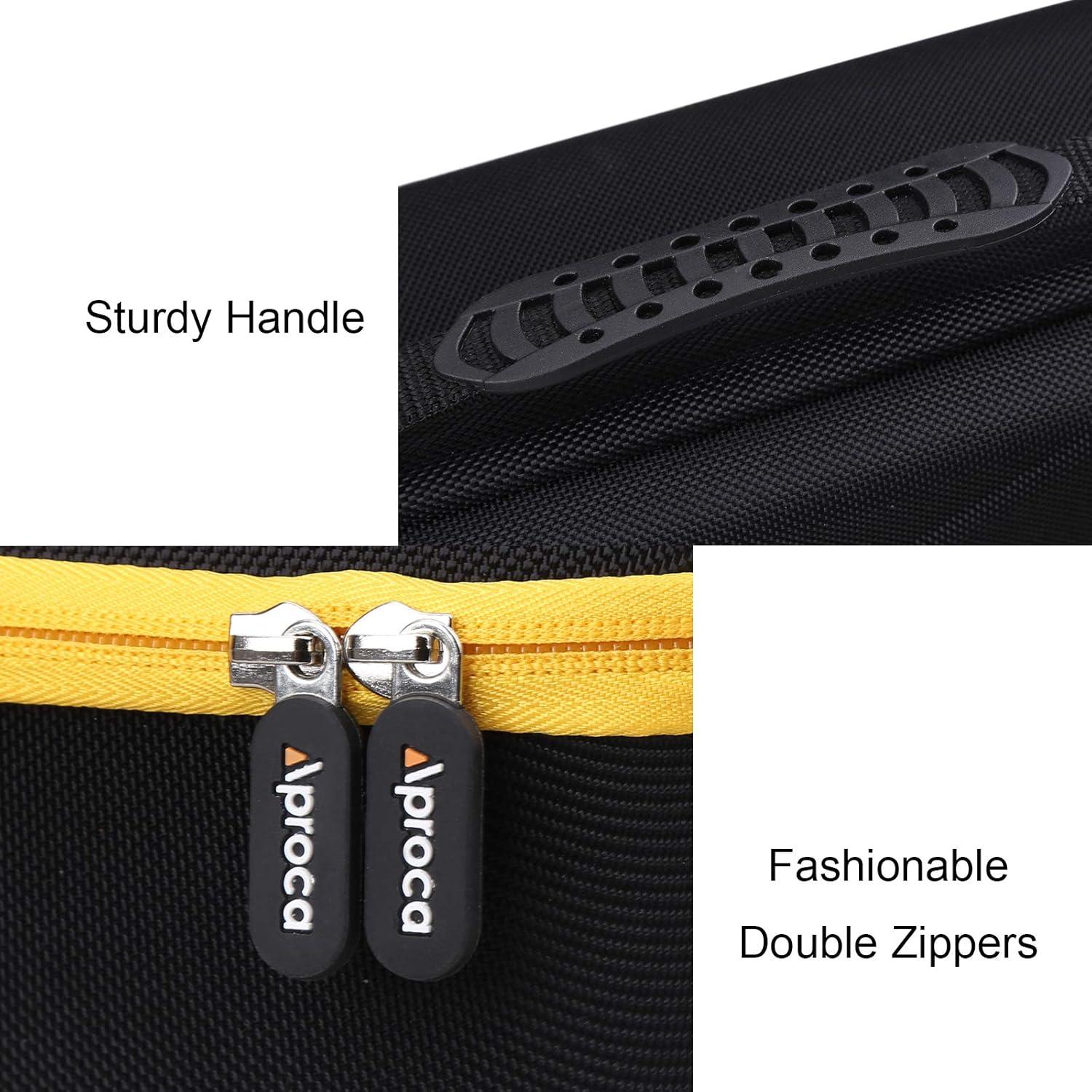 Funda para Inflador de Neumáticos Aproca AstroAI - Negra con Cremallera Amarilla