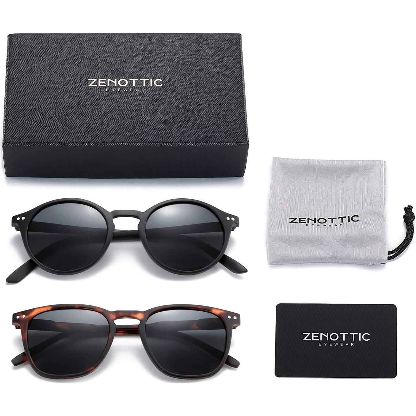 Gafas de sol polarizadas ZENOTTIC unisex 2 estilos UV