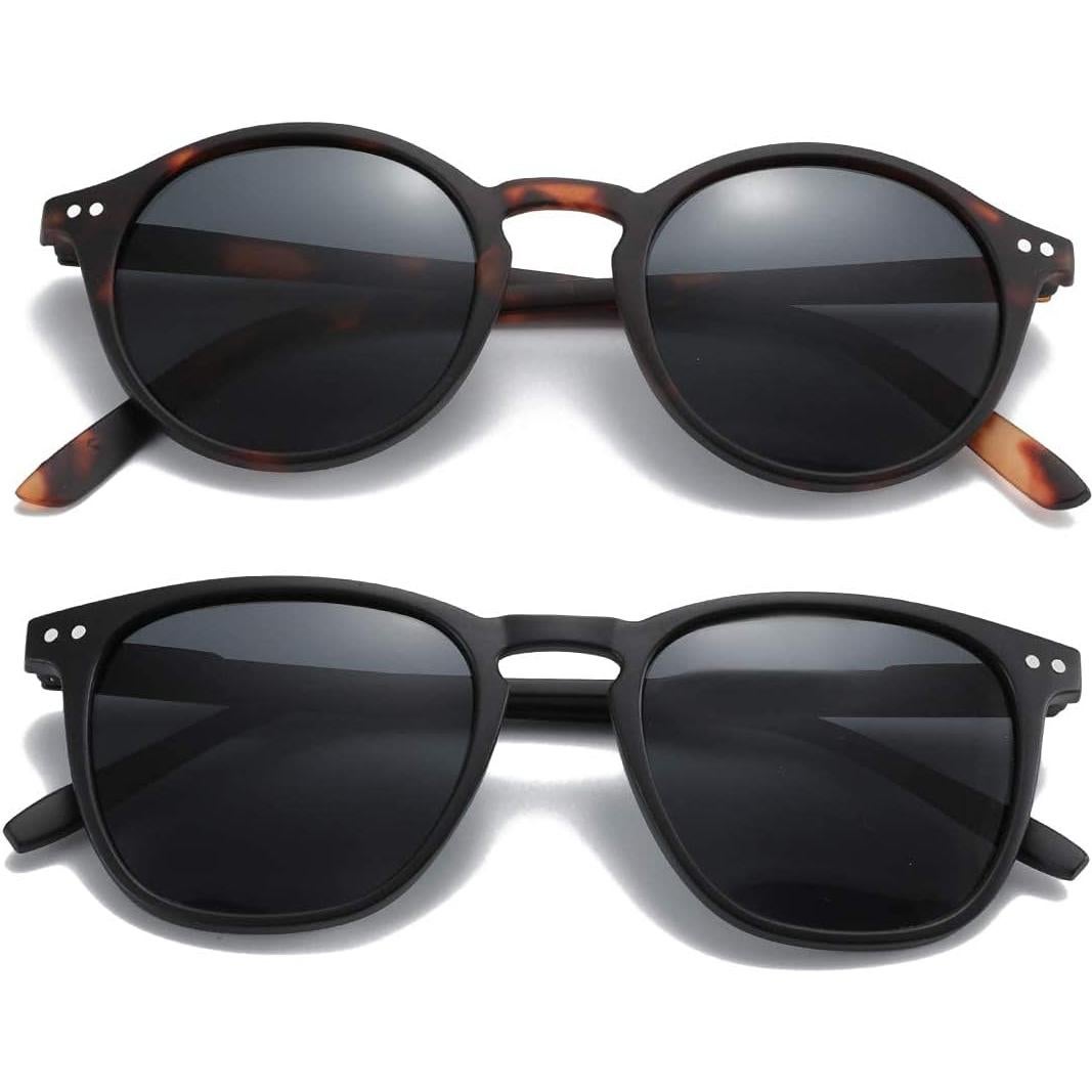 Gafas de sol polarizadas ZENOTTIC 2 Paquetes Unisex UV400