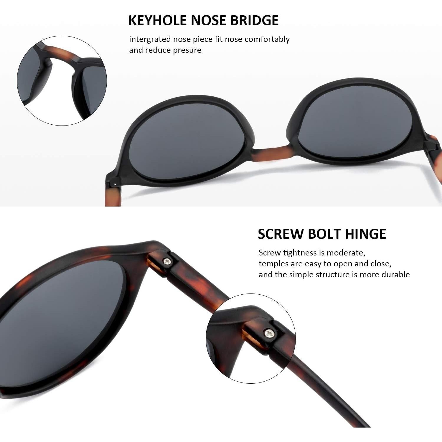 Gafas de sol polarizadas ZENOTTIC 2 Paquetes Unisex UV400