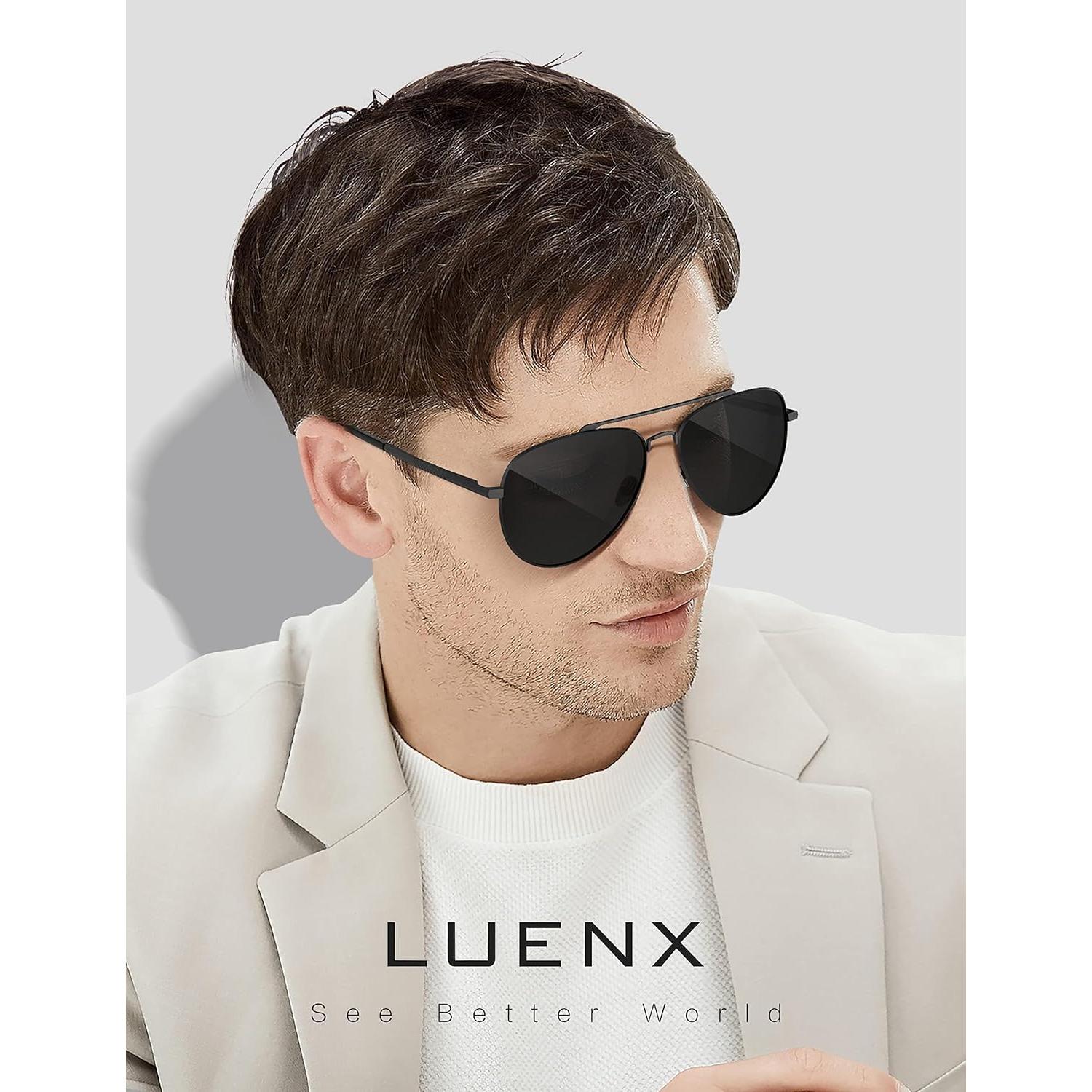 Gafas de sol LUENX Aviador Polarizadas UV400 Unisex 60mm