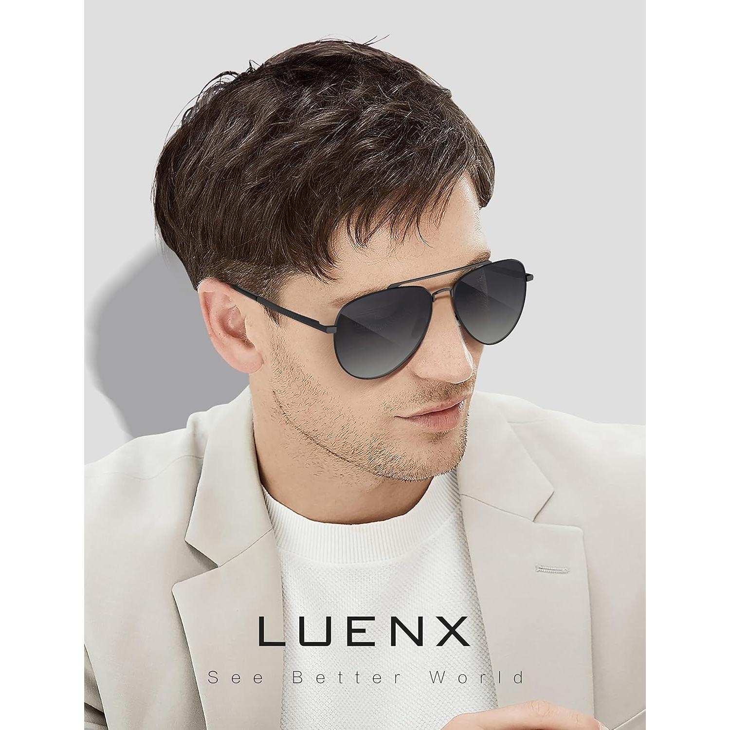 Gafas de sol LUENX Aviador Polarizadas UV400 Unisex 60mm