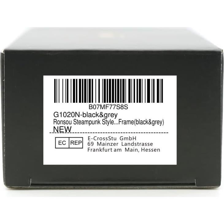 Gafas de sol RONSOU steampunk UV400 redondas metálicas