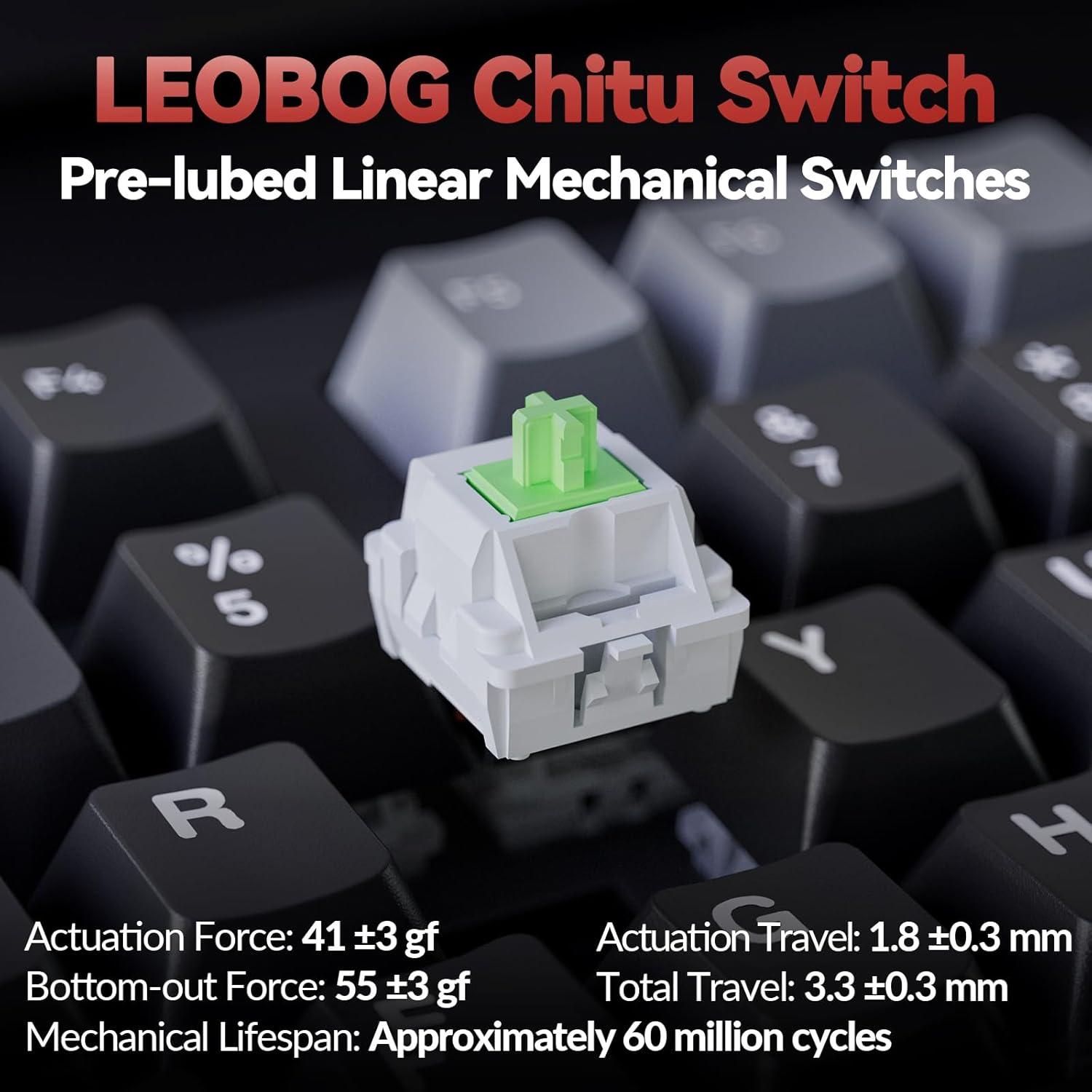 Teclado Mecánico Gaming Inalámbrico CORBOBO K98 RGB 96%