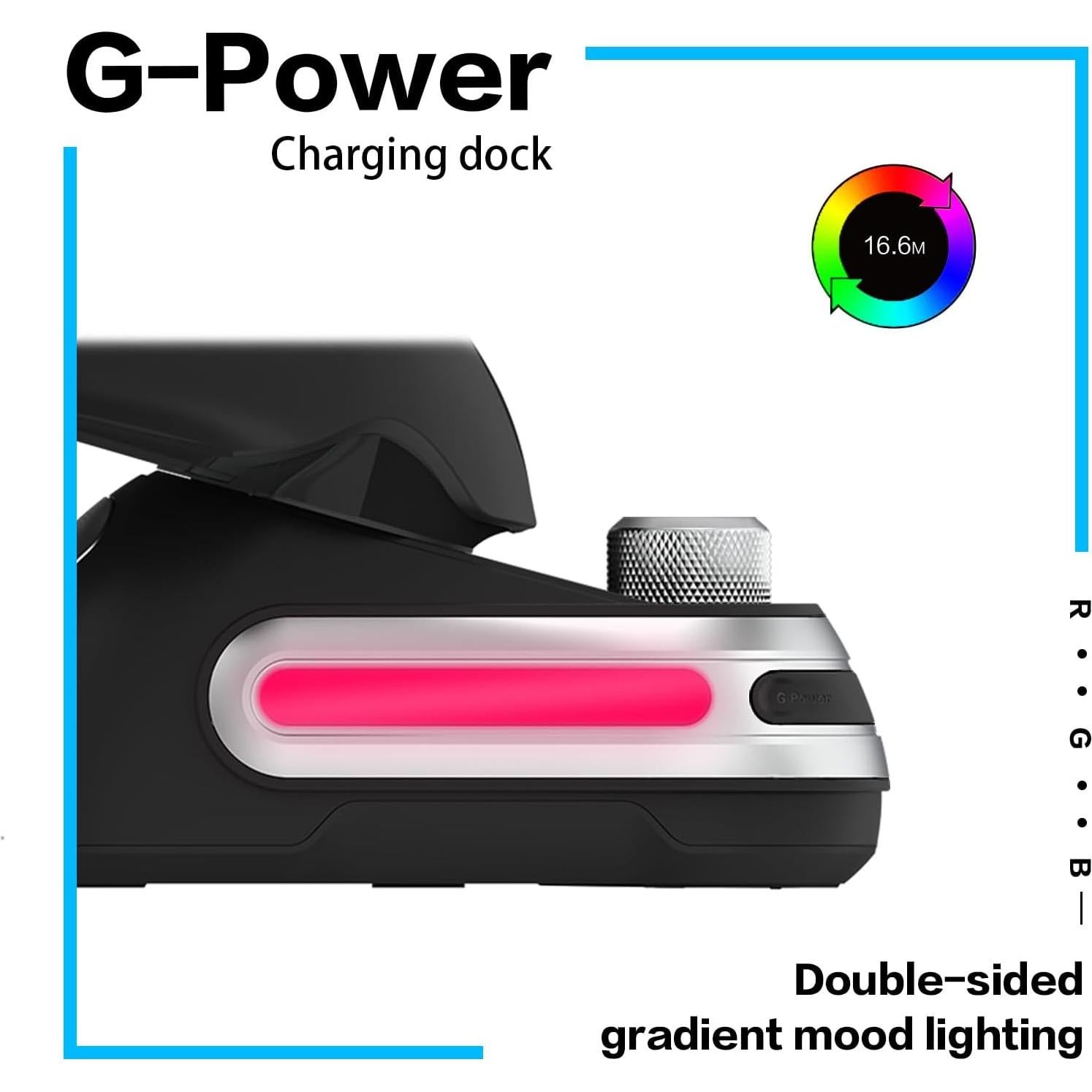Dock de Carga Inalámbrico G-Power para Ratones Logitech RGB