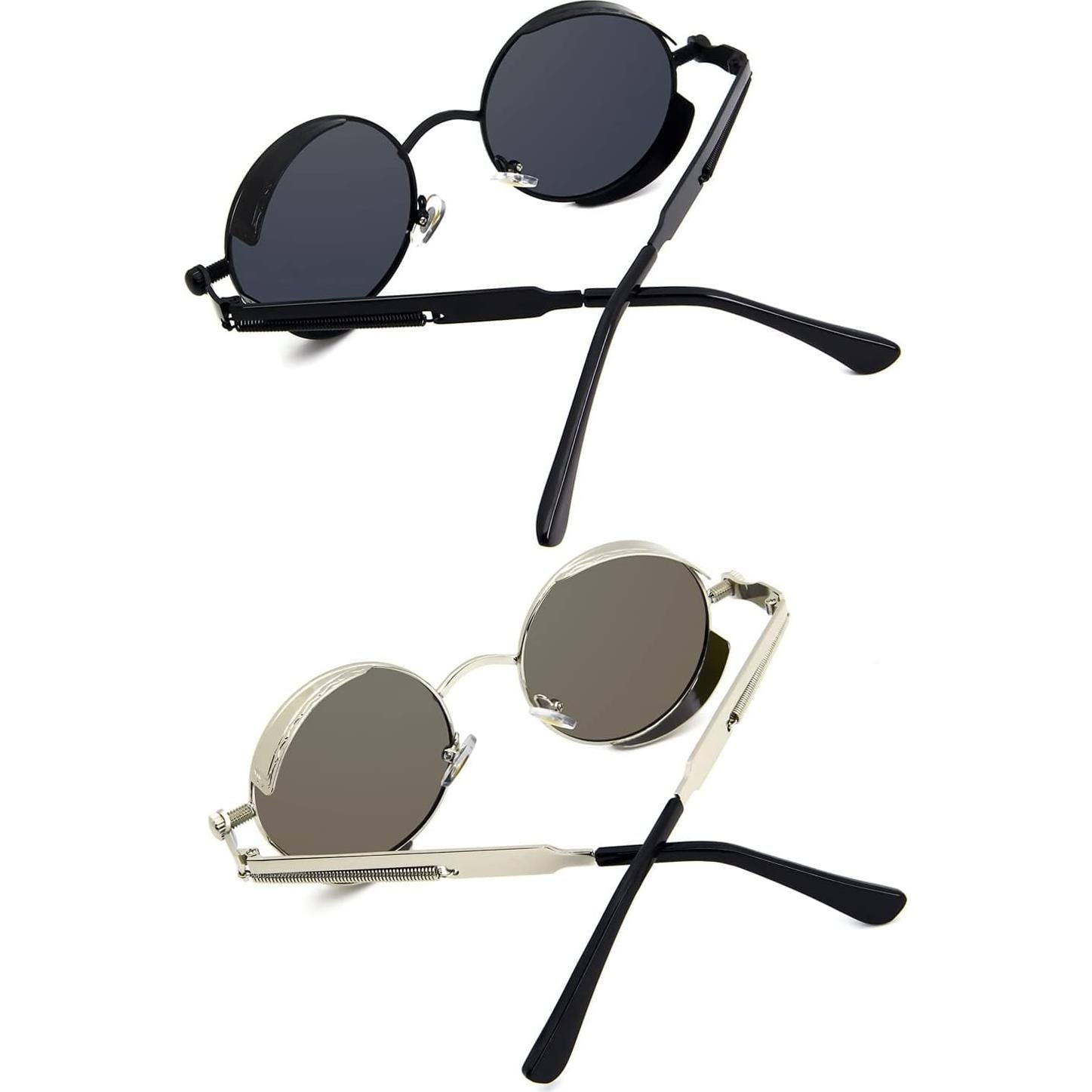 Gafas de sol polarizadas RONSOU estilo steampunk UV400