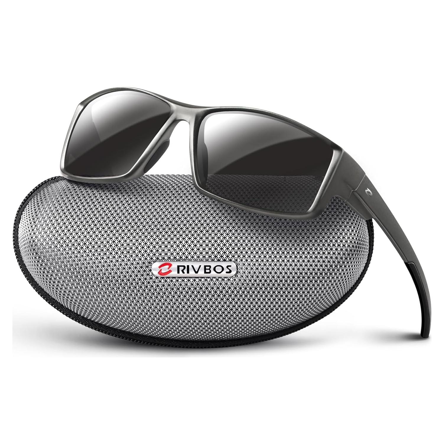 Gafas de sol deportivas RIVBOS RBS861 polarizadas gris