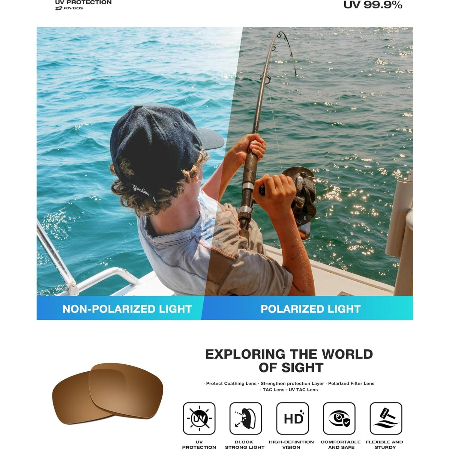 Gafas de Sol RIVBOS RBS861 Polarizadas para Deportes