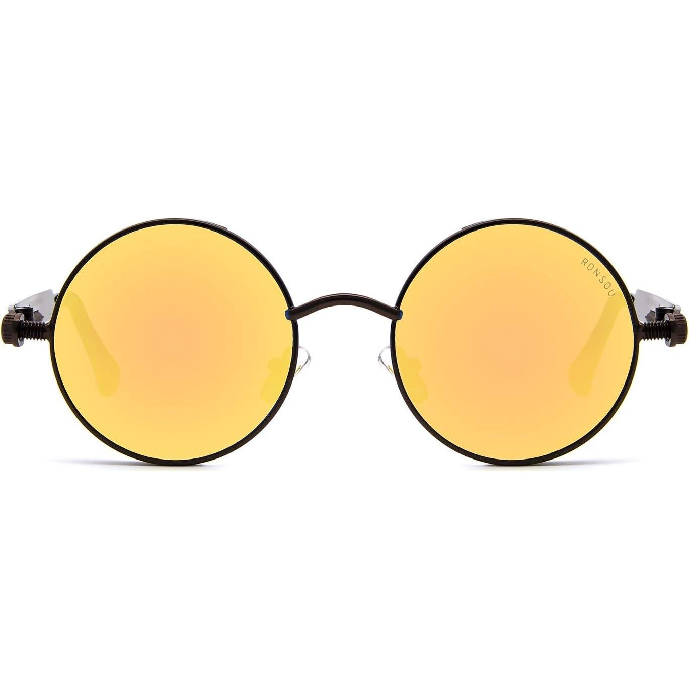 Gafas de sol redondas RONSOU polarizadas UV400 estilo vintage