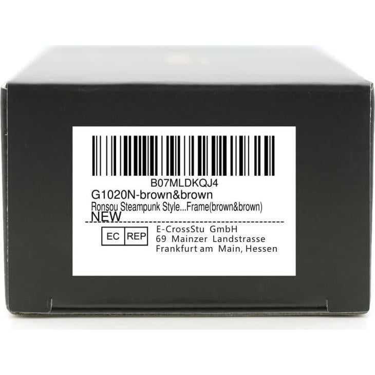 Gafas de sol redondas RONSOU estilo steampunk UV400