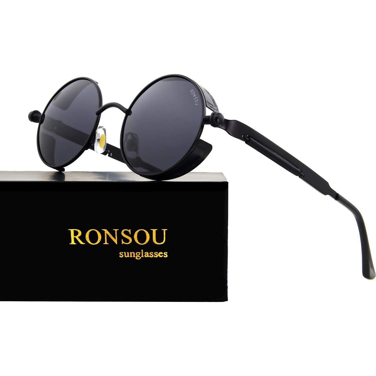 Gafas de sol polarizadas RONSOU estilo vintage UV400