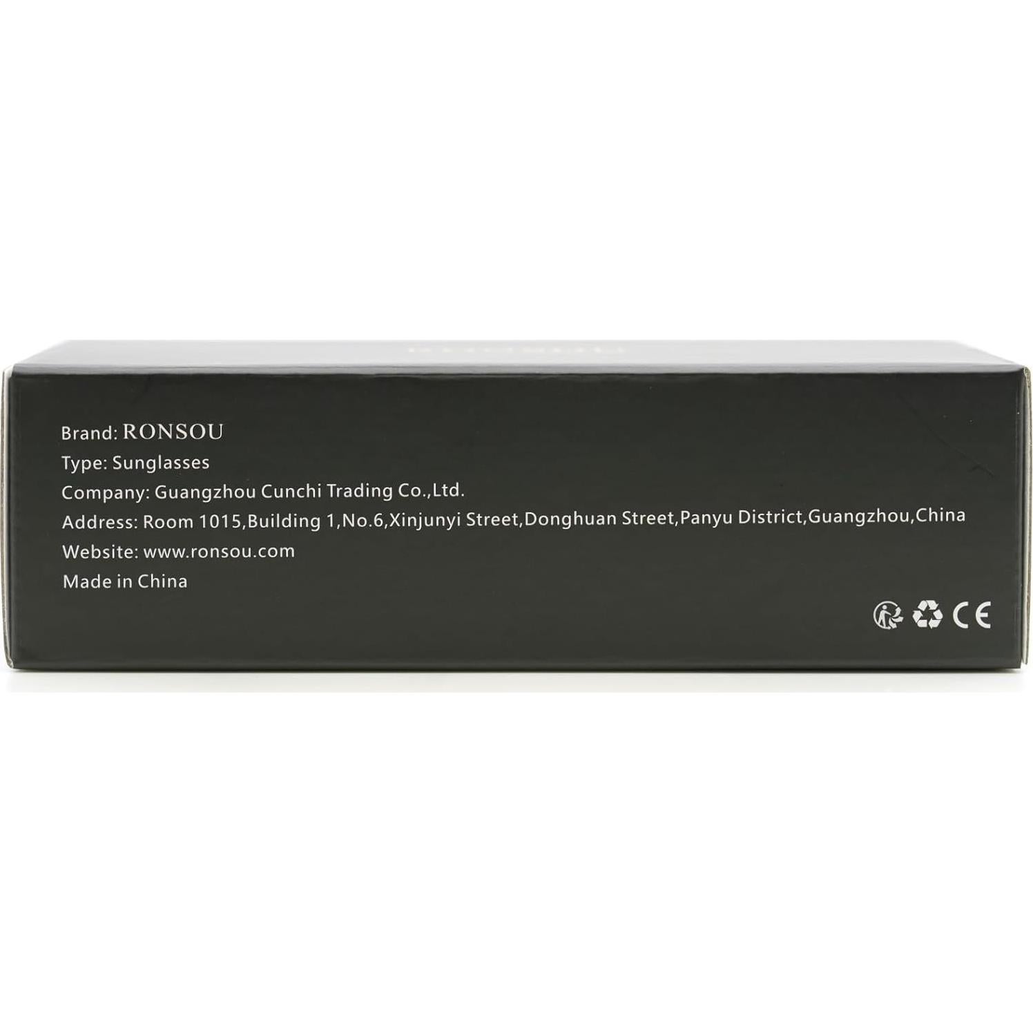 Gafas de sol polarizadas RONSOU estilo vintage UV400