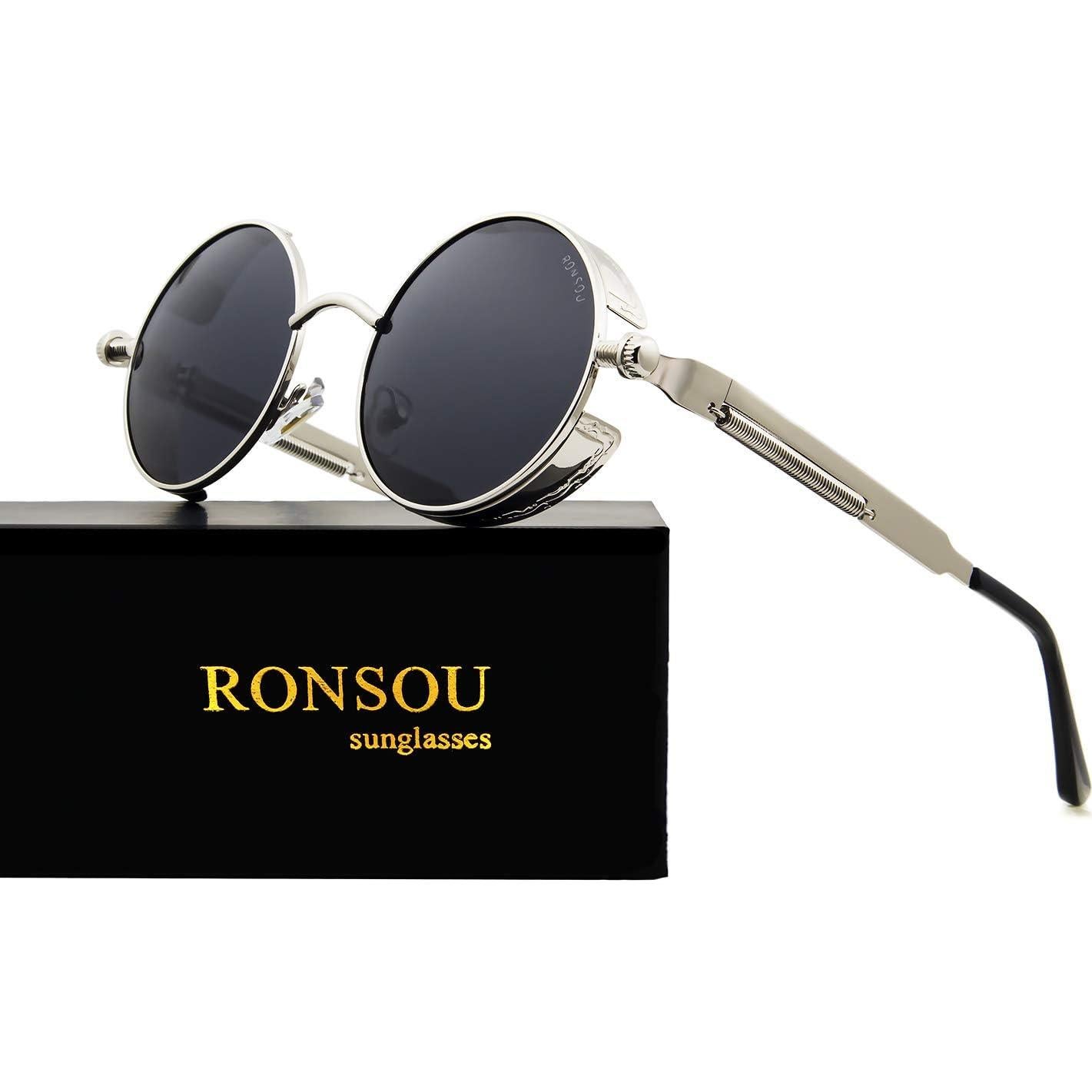 Gafas de sol polarizadas RONSOU estilo vintage UV400