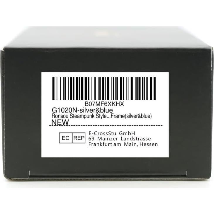 Gafas de sol redondas RONSOU estilo steampunk UV400