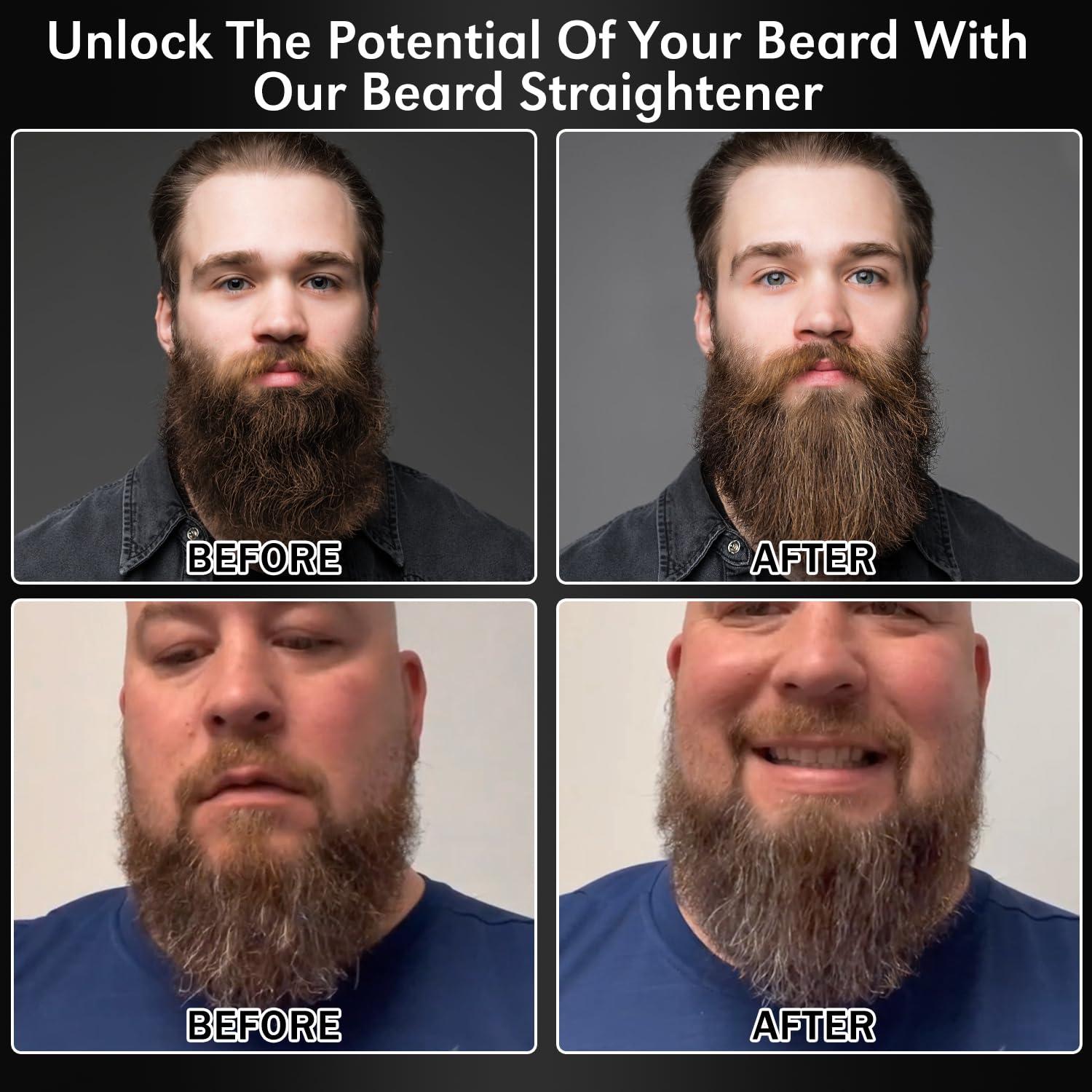 Kit Alisador de Barba XIKEZAN con Aceite y Bálsamo