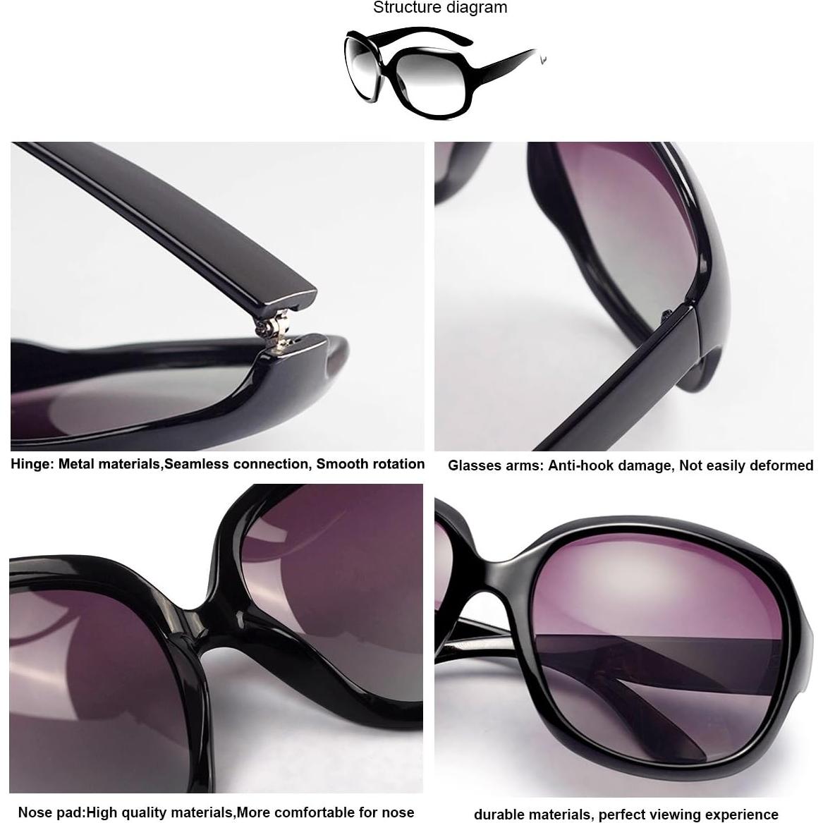 Gafas de sol AkoaDa polarizadas UV400 para mujeres