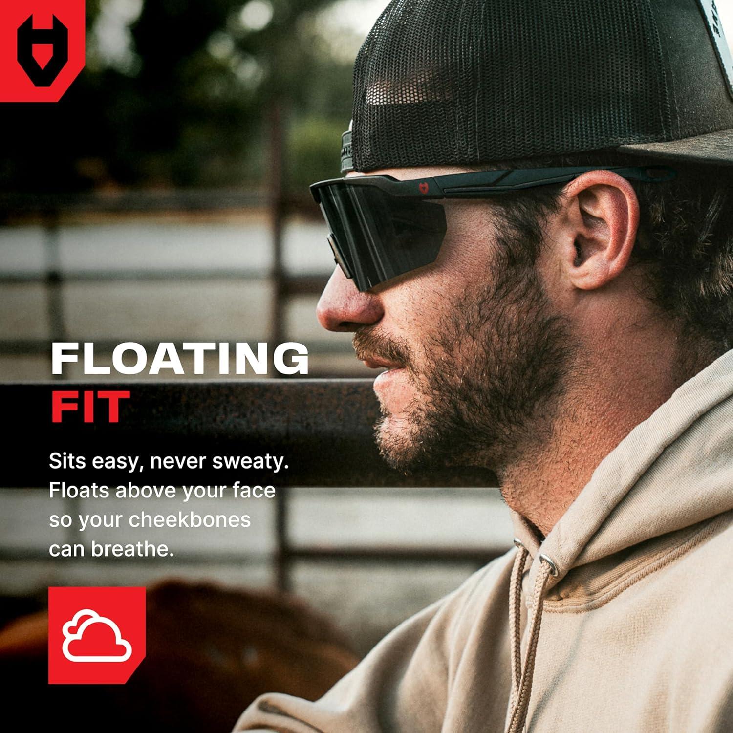 Gafas de Seguridad NoCry Tinte Negro UV380 Anti-Niebla