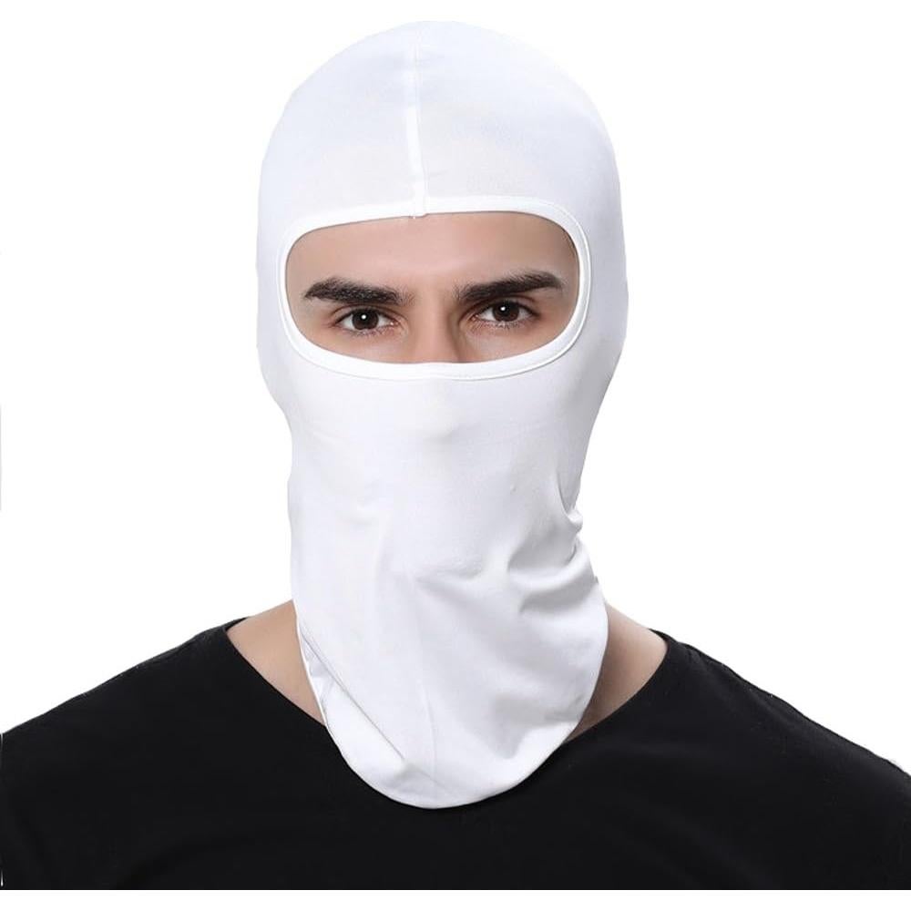Paquete de 5 Mascarillas Balaclava Hombre Verde y Negro
